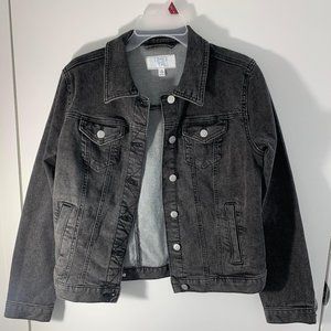 NWT Time and Tru Demin Jacket - Black Color - Size S (4-6) -